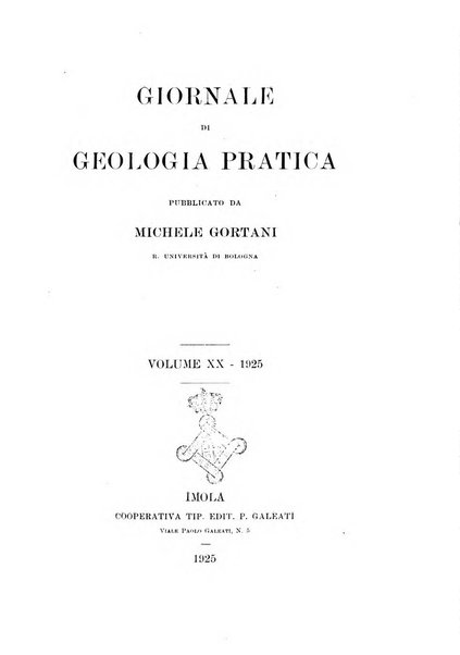 Giornale di geologia pratica