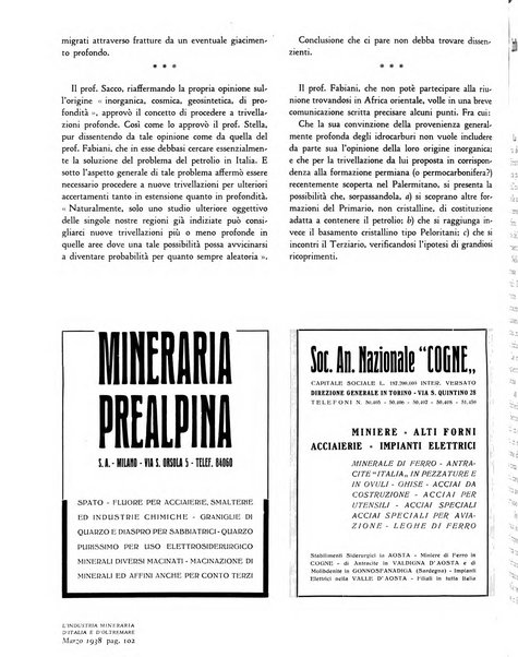 L'industria mineraria d'Italia e d'oltremare rassegna mensile della Federazione nazionale fascista degli esercenti le industrie estrattive