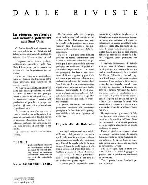 L'industria mineraria d'Italia e d'oltremare rassegna mensile della Federazione nazionale fascista degli esercenti le industrie estrattive