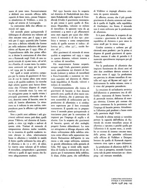 L'industria mineraria d'Italia e d'oltremare rassegna mensile della Federazione nazionale fascista degli esercenti le industrie estrattive