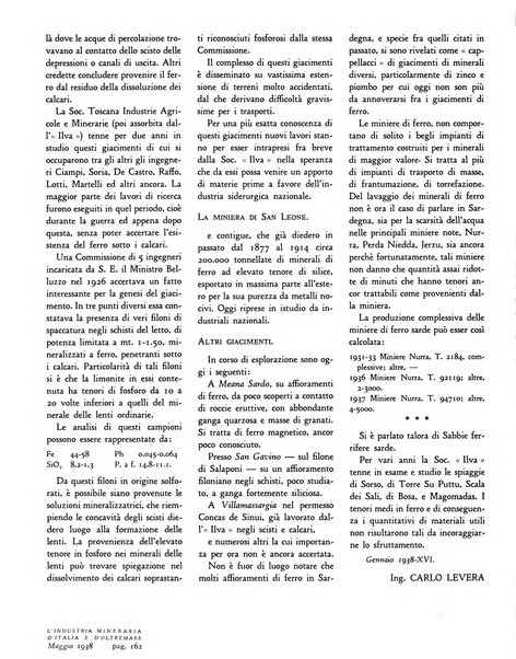 L'industria mineraria d'Italia e d'oltremare rassegna mensile della Federazione nazionale fascista degli esercenti le industrie estrattive