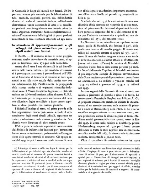 L'industria mineraria d'Italia e d'oltremare rassegna mensile della Federazione nazionale fascista degli esercenti le industrie estrattive