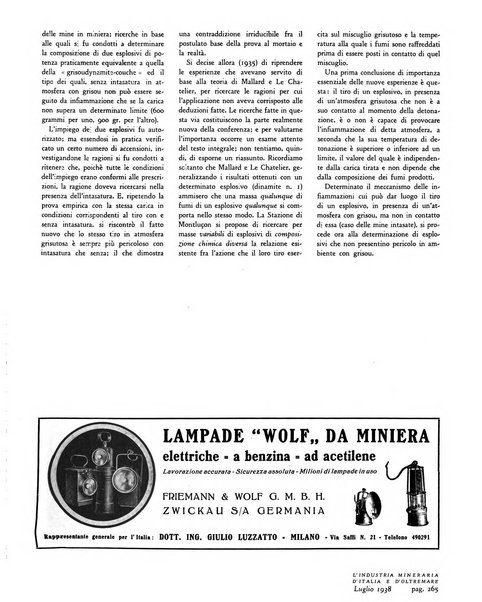 L'industria mineraria d'Italia e d'oltremare rassegna mensile della Federazione nazionale fascista degli esercenti le industrie estrattive