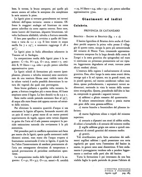 L'industria mineraria d'Italia e d'oltremare rassegna mensile della Federazione nazionale fascista degli esercenti le industrie estrattive