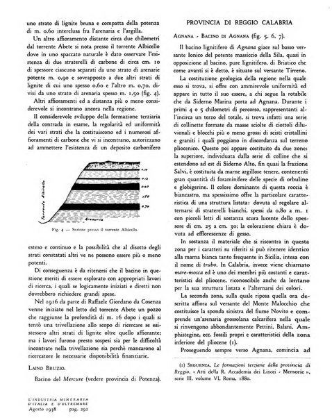 L'industria mineraria d'Italia e d'oltremare rassegna mensile della Federazione nazionale fascista degli esercenti le industrie estrattive