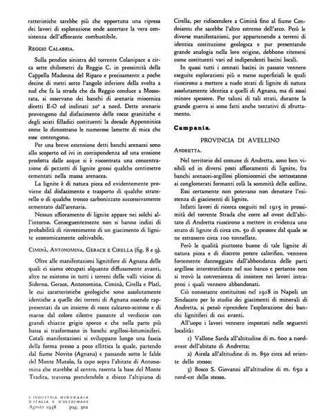 L'industria mineraria d'Italia e d'oltremare rassegna mensile della Federazione nazionale fascista degli esercenti le industrie estrattive