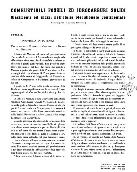 L'industria mineraria d'Italia e d'oltremare rassegna mensile della Federazione nazionale fascista degli esercenti le industrie estrattive