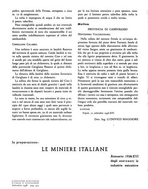 L'industria mineraria d'Italia e d'oltremare rassegna mensile della Federazione nazionale fascista degli esercenti le industrie estrattive