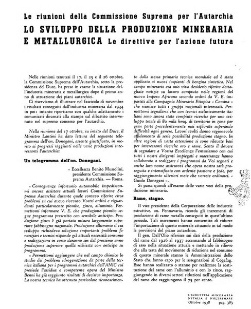 L'industria mineraria d'Italia e d'oltremare rassegna mensile della Federazione nazionale fascista degli esercenti le industrie estrattive