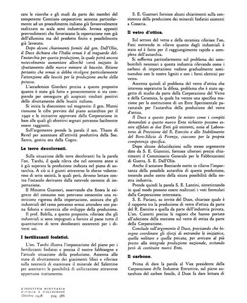 L'industria mineraria d'Italia e d'oltremare rassegna mensile della Federazione nazionale fascista degli esercenti le industrie estrattive