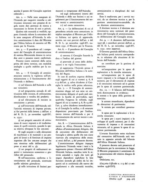 L'industria mineraria d'Italia e d'oltremare rassegna mensile della Federazione nazionale fascista degli esercenti le industrie estrattive