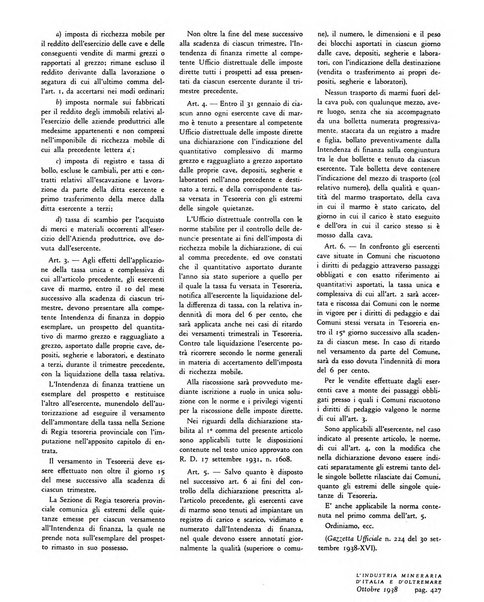 L'industria mineraria d'Italia e d'oltremare rassegna mensile della Federazione nazionale fascista degli esercenti le industrie estrattive