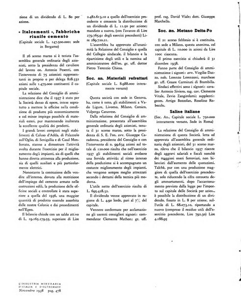 L'industria mineraria d'Italia e d'oltremare rassegna mensile della Federazione nazionale fascista degli esercenti le industrie estrattive