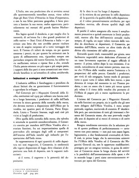 L'industria mineraria d'Italia e d'oltremare rassegna mensile della Federazione nazionale fascista degli esercenti le industrie estrattive