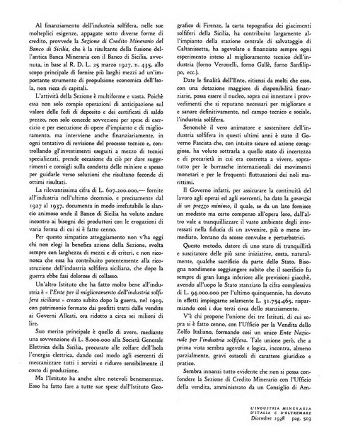 L'industria mineraria d'Italia e d'oltremare rassegna mensile della Federazione nazionale fascista degli esercenti le industrie estrattive