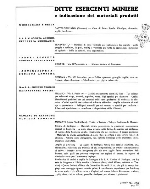 L'industria mineraria d'Italia e d'oltremare rassegna mensile della Federazione nazionale fascista degli esercenti le industrie estrattive