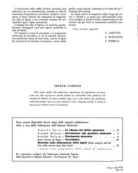 L'industria mineraria d'Italia e d'oltremare rassegna mensile della Federazione nazionale fascista degli esercenti le industrie estrattive