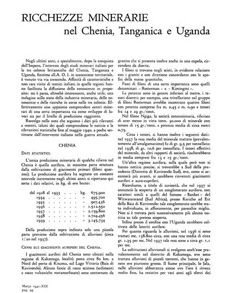 L'industria mineraria d'Italia e d'oltremare rassegna mensile della Federazione nazionale fascista degli esercenti le industrie estrattive