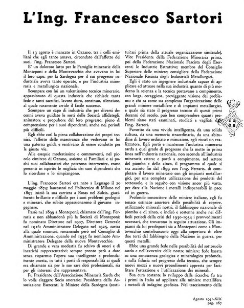 L'industria mineraria d'Italia e d'oltremare rassegna mensile della Federazione nazionale fascista degli esercenti le industrie estrattive