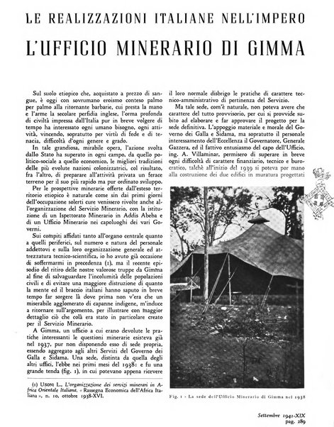 L'industria mineraria d'Italia e d'oltremare rassegna mensile della Federazione nazionale fascista degli esercenti le industrie estrattive