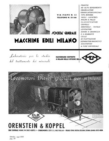 L'industria mineraria d'Italia e d'oltremare rassegna mensile della Federazione nazionale fascista degli esercenti le industrie estrattive