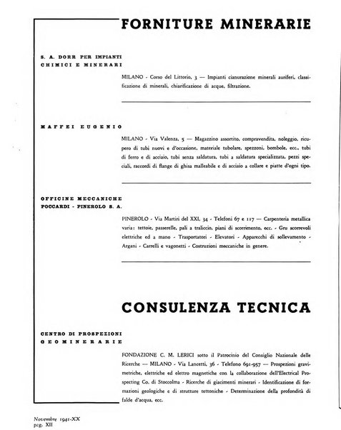 L'industria mineraria d'Italia e d'oltremare rassegna mensile della Federazione nazionale fascista degli esercenti le industrie estrattive