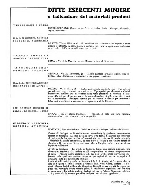 L'industria mineraria d'Italia e d'oltremare rassegna mensile della Federazione nazionale fascista degli esercenti le industrie estrattive