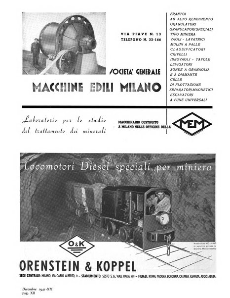 L'industria mineraria d'Italia e d'oltremare rassegna mensile della Federazione nazionale fascista degli esercenti le industrie estrattive