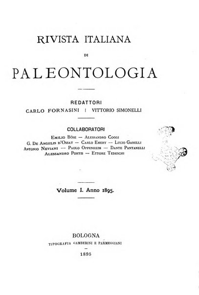 Rivista italiana di paleontologia