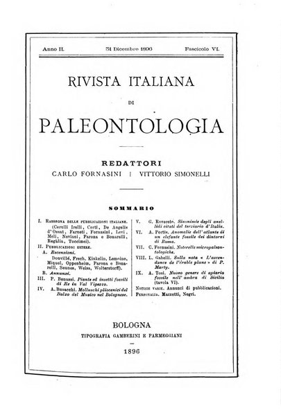 Rivista italiana di paleontologia