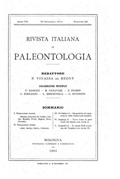 Rivista italiana di paleontologia