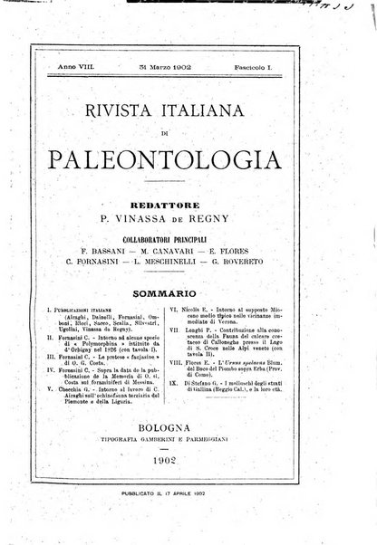 Rivista italiana di paleontologia