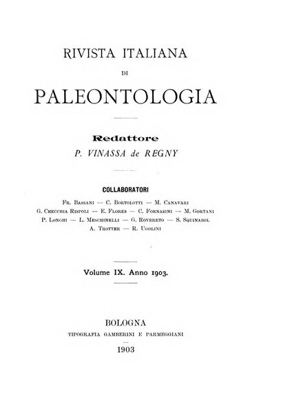 Rivista italiana di paleontologia