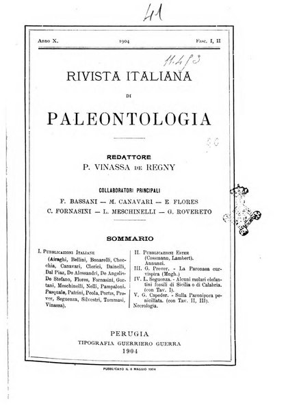 Rivista italiana di paleontologia