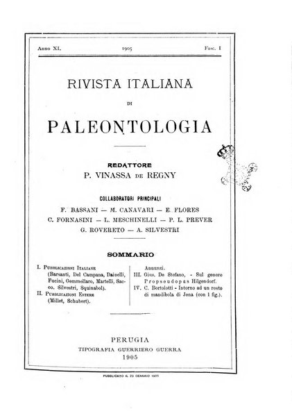 Rivista italiana di paleontologia