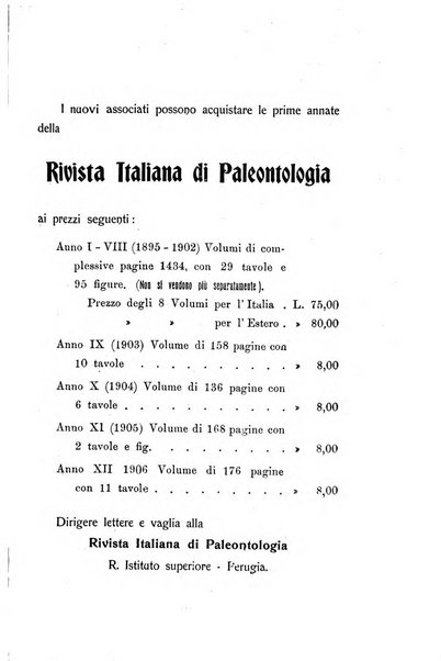 Rivista italiana di paleontologia