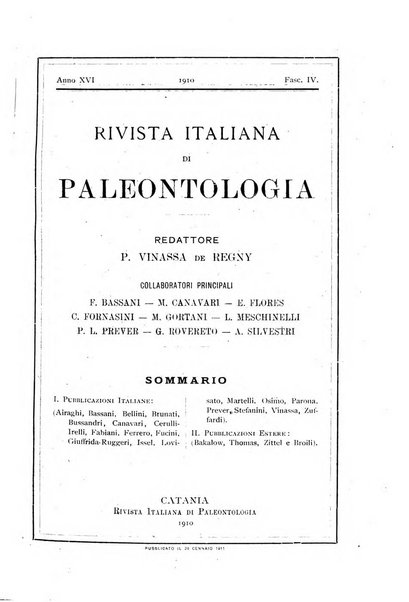 Rivista italiana di paleontologia