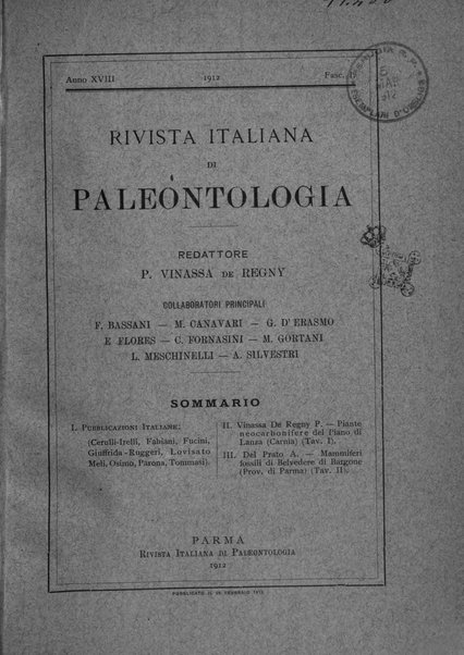 Rivista italiana di paleontologia