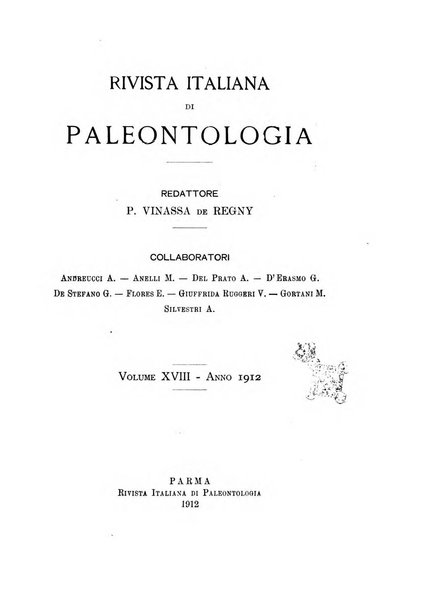 Rivista italiana di paleontologia