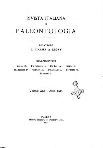 Rivista italiana di paleontologia