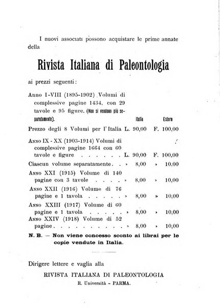 Rivista italiana di paleontologia