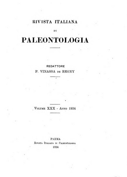 Rivista italiana di paleontologia