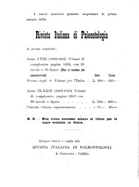 Rivista italiana di paleontologia