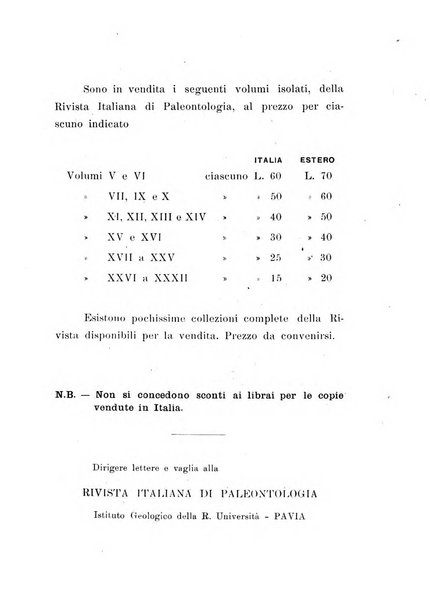 Rivista italiana di paleontologia