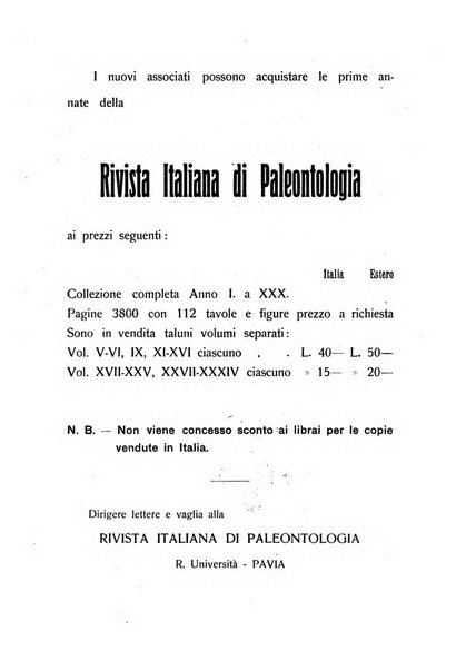 Rivista italiana di paleontologia