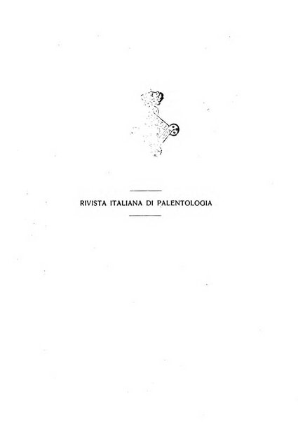 Rivista italiana di paleontologia