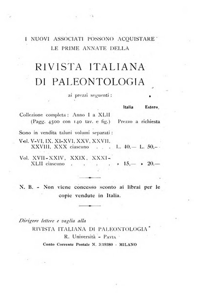 Rivista italiana di paleontologia