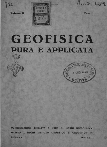 Geofisica pura e applicata