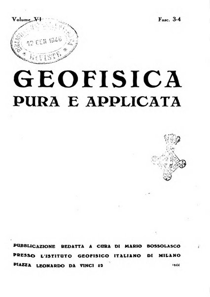 Geofisica pura e applicata