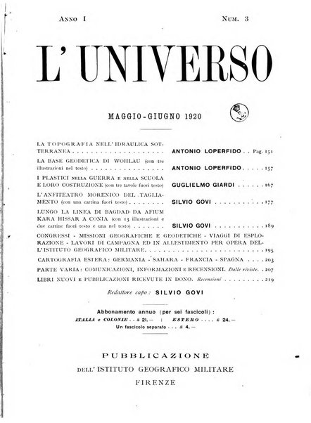 L'universo rivista mensile